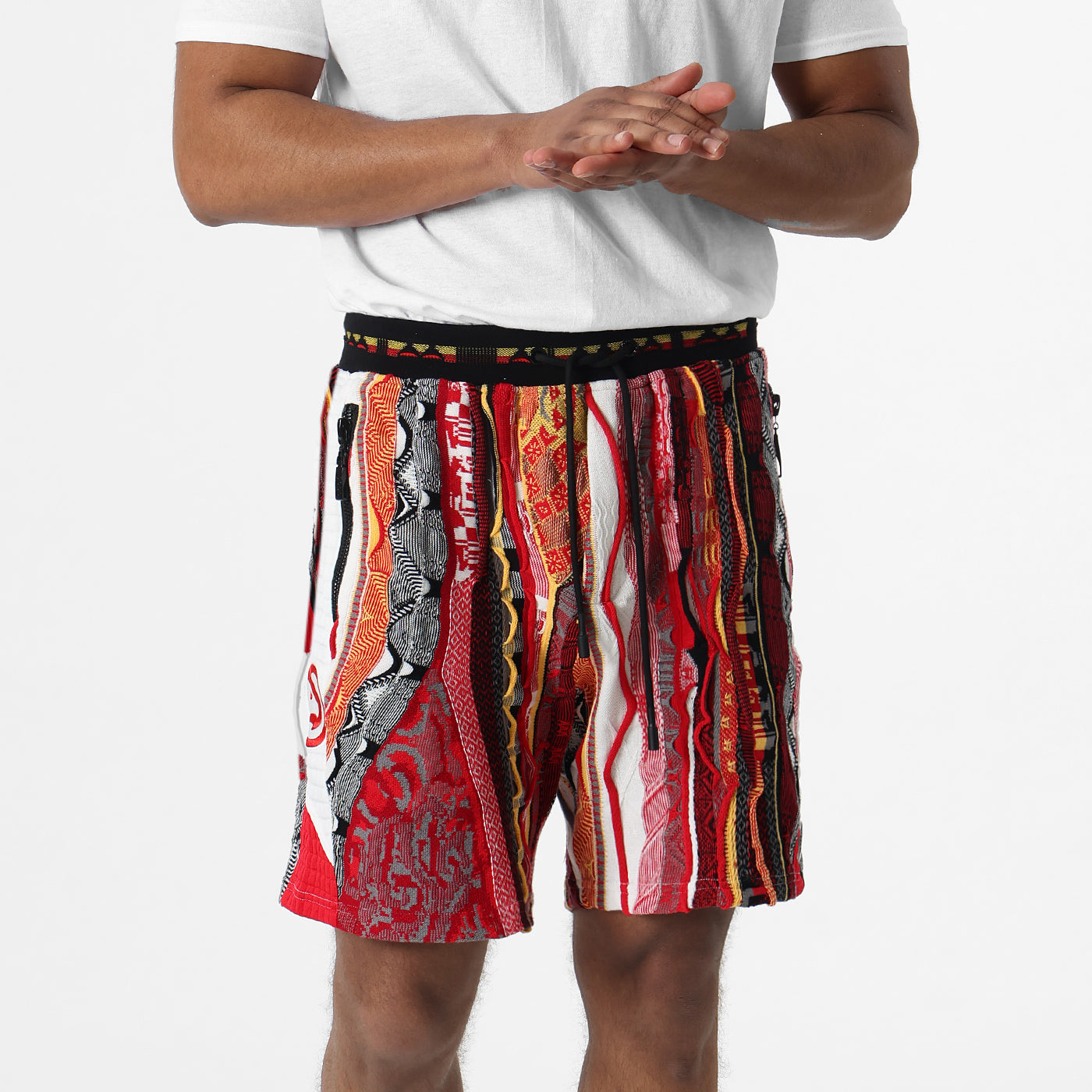 New - COOGI X NBA X Protege - Atlanta Hawks Sweater Knit Basketball Shorts
