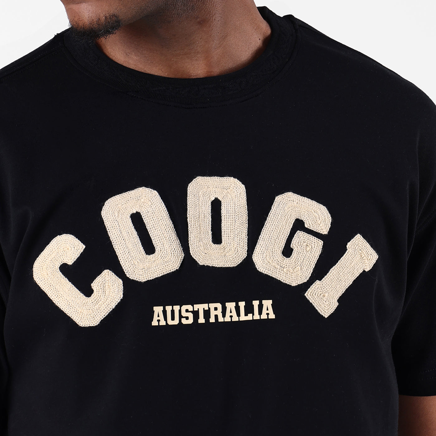 New - COOGI Applique Tee - Black