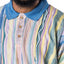 New - COOGI Light Weight Sweater Knit Polo in Pink and Blue Polo