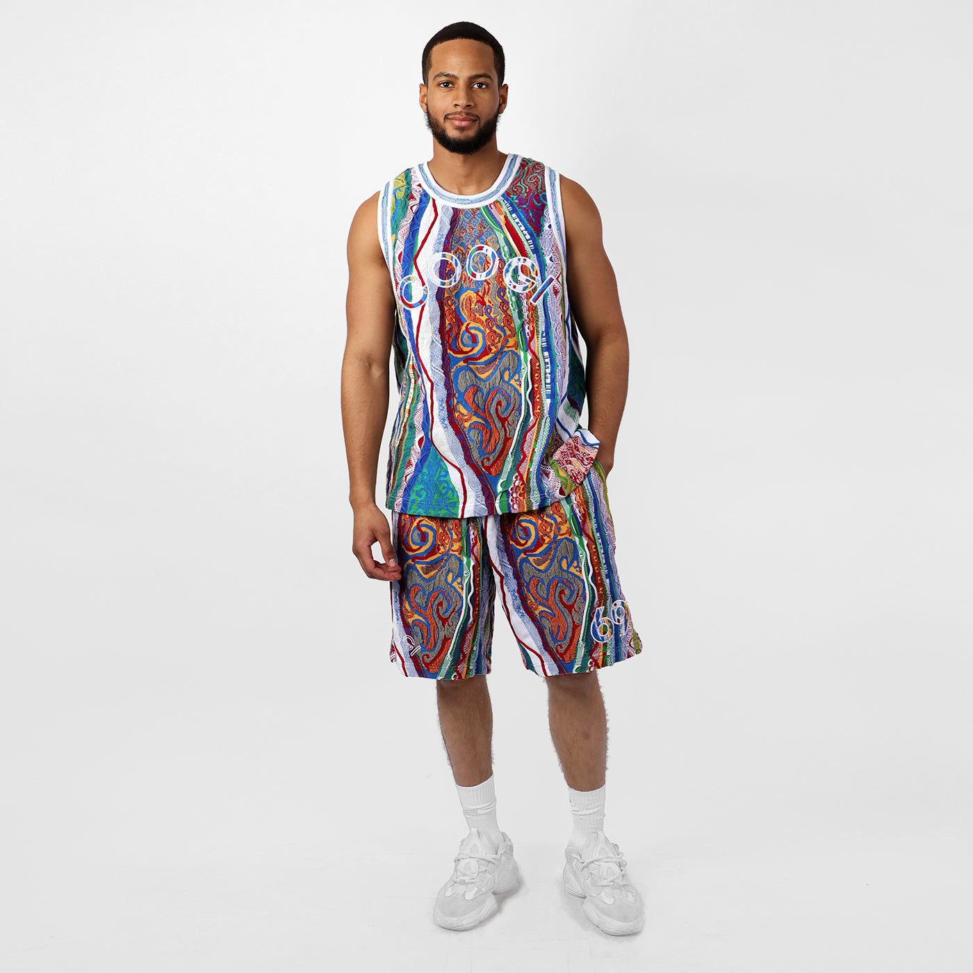 New -COOGI Classic Sweater Knit Basketball Jersey