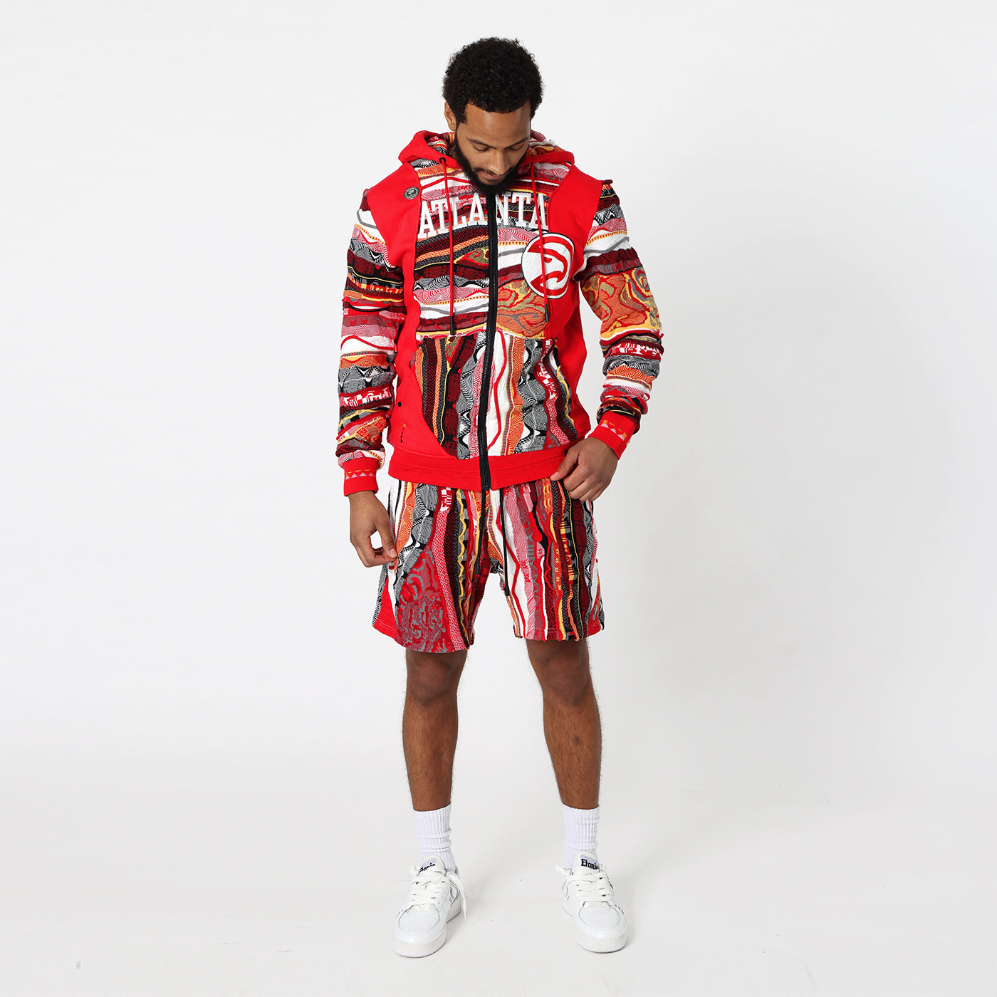 New - COOGI X NBA X Protege - Atlanta Hawks Full Zip Hoody - Set
