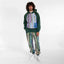New - COOGI Sweater Pieced Fleece Jogger in Green