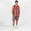 New - COOGI Red-Black Sweater Knit Basketball Shorts