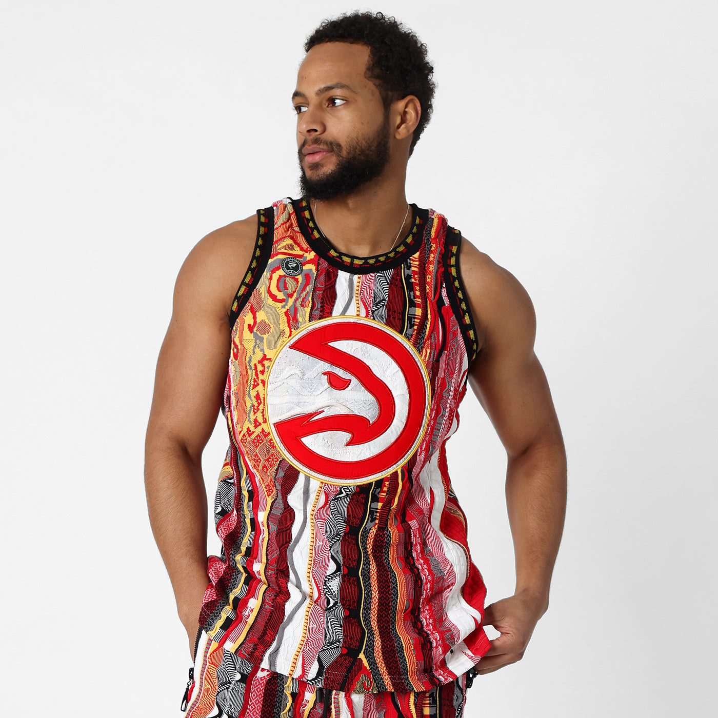 New - COOGI X NBA X Protege - Atlanta Hawks Sweater Vest