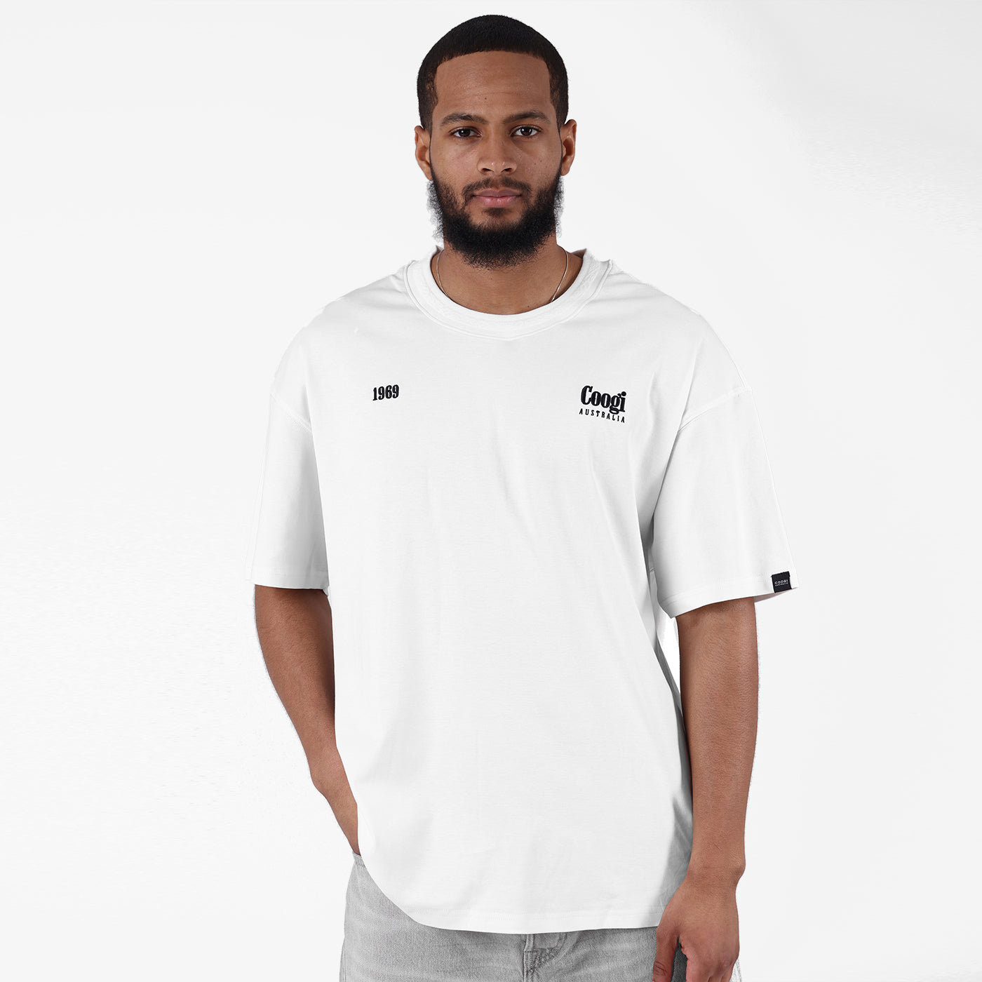 New - COOGI Mask Tee - Oversized - White