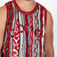New -COOGI Red-Black Sweater Knit Basketball Jersey