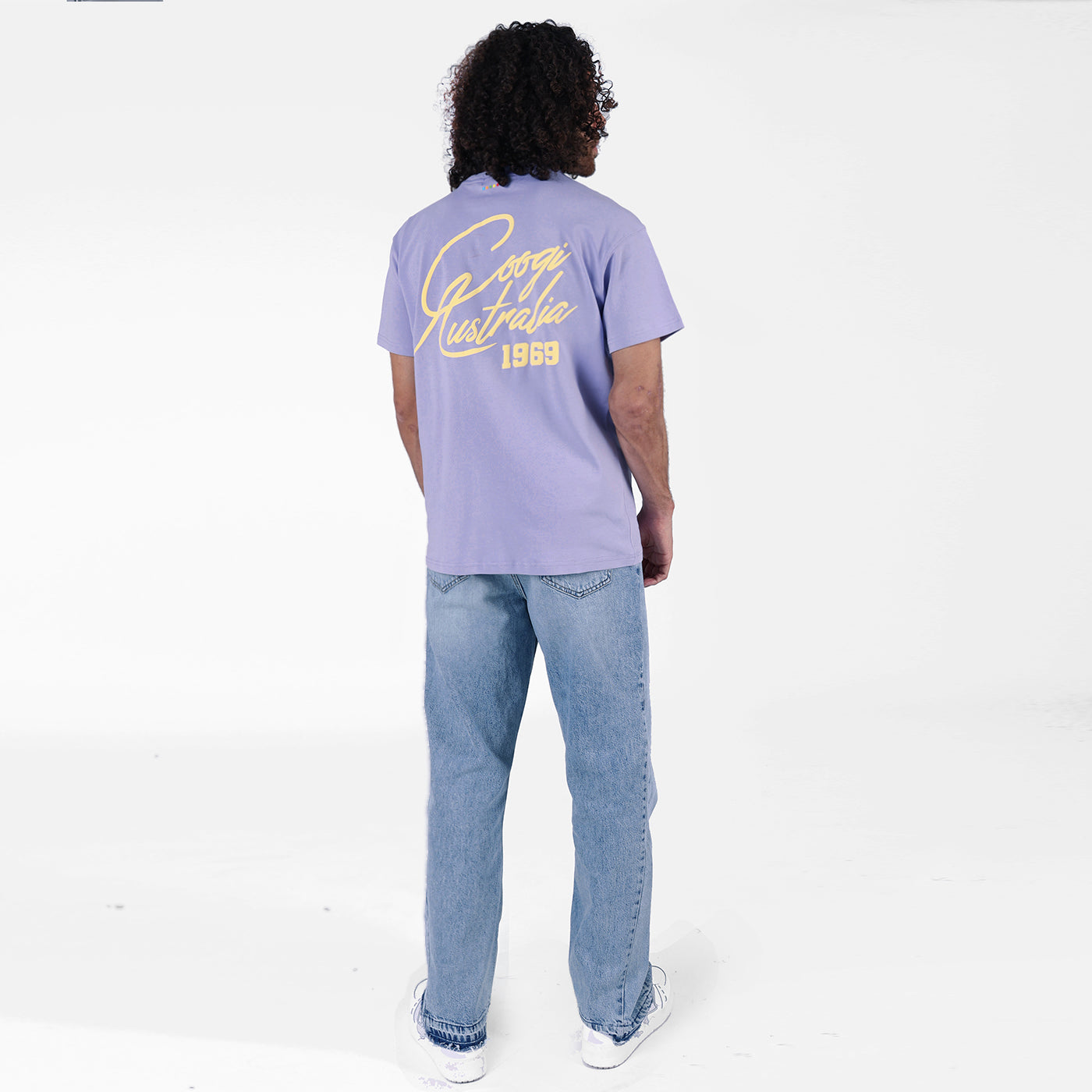 New - COOGI Script Tee - Light Blue