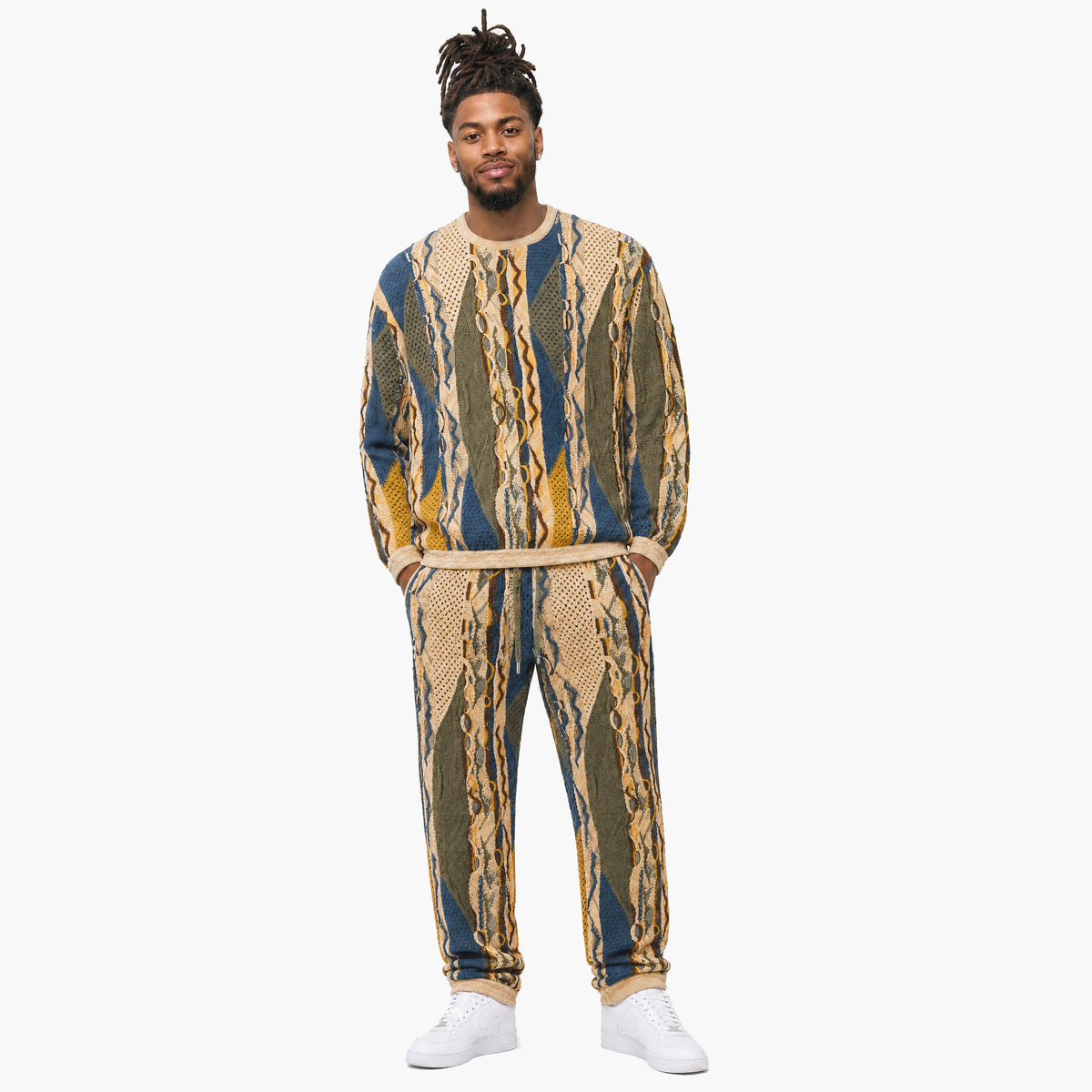 Introducing - COOGI Heavy Weight Fashion Knit Jogger - Multi