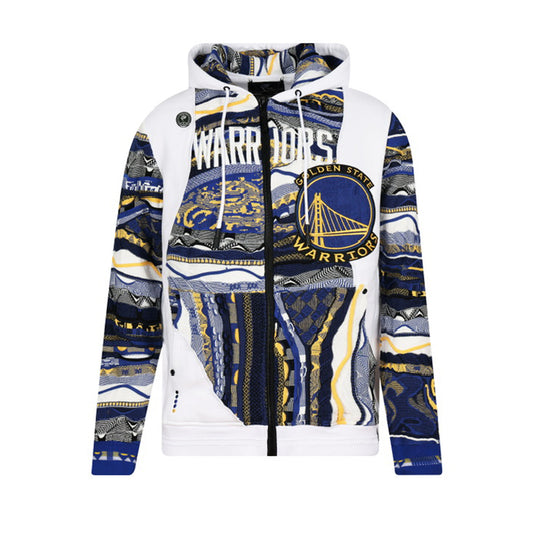 New - COOGI X NBA X Protege - Golden State Warriors Full Zip Hoody