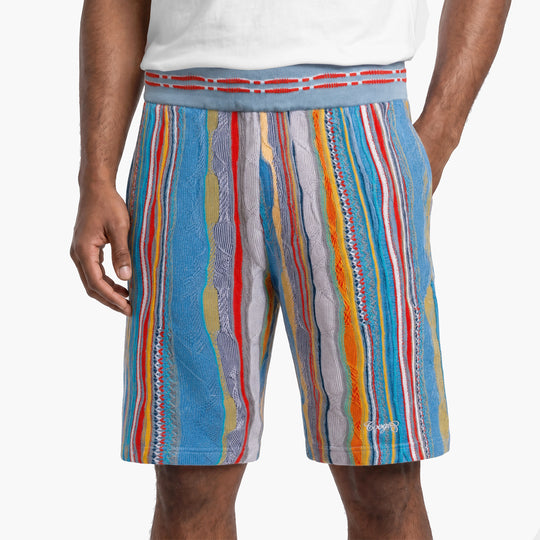 New -COOGI Light Weight Sweater Knit Shorts in Gray and Blue