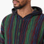 New - COOGI Light Weight Sweater Knit Hoody - Green Multi