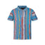 New - COOGI Light Weight Sweater Knit Polo in Gray and Blue
