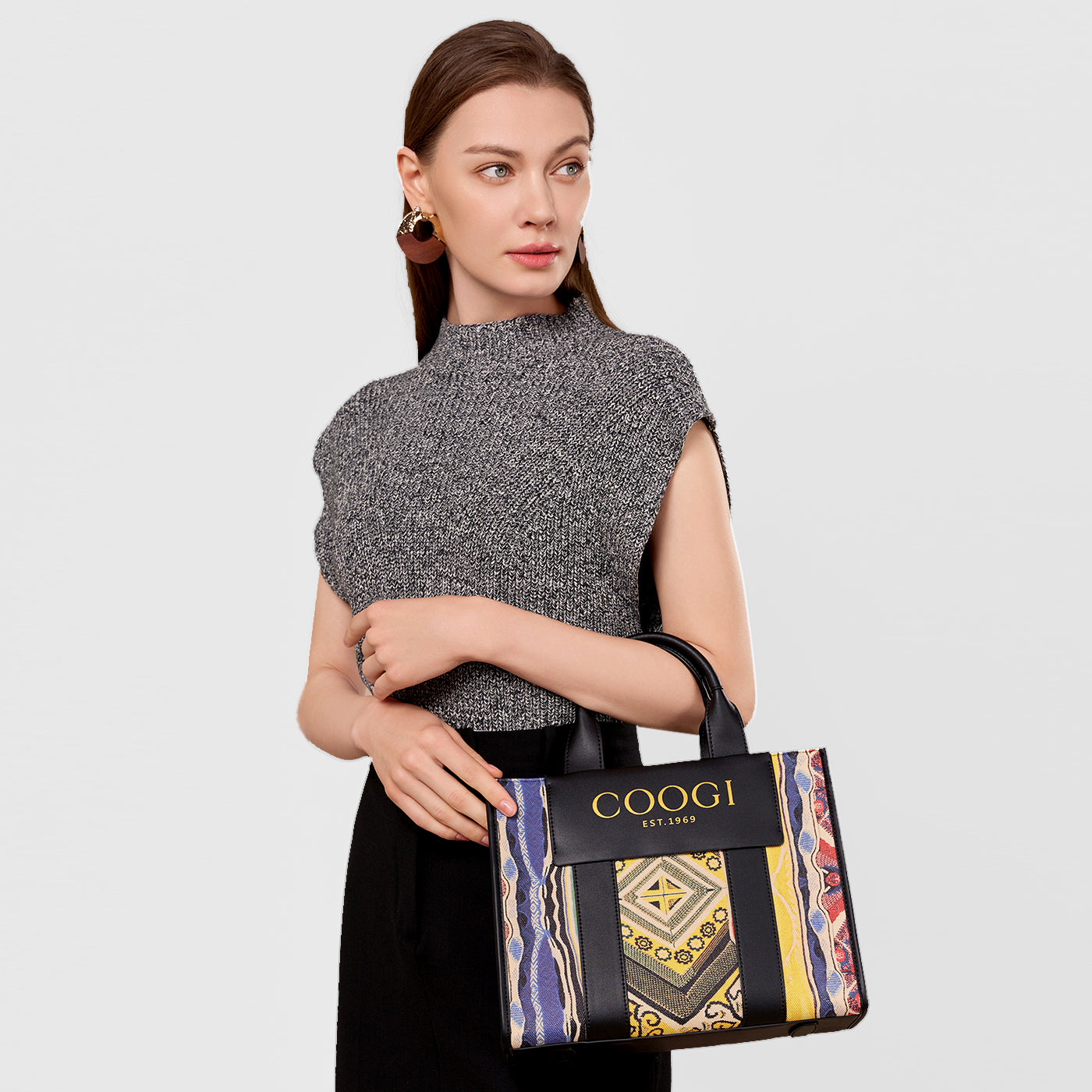 New - COOGI Hamptons Tote Bag - Black
