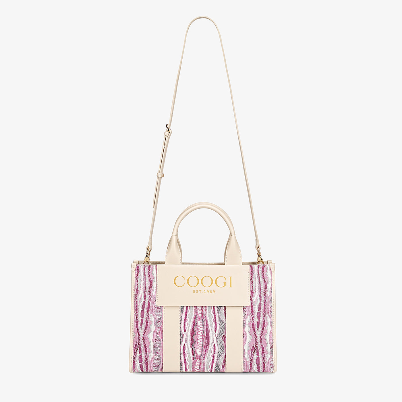New - COOGI Hamptons Tote Bag - Fuchsia