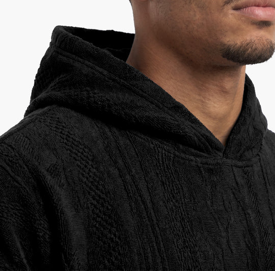 New - COOGI Light Weight Sweater Knit BlackOut Hoody