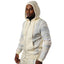Ivory Mist - Sweater Pieced Fleece Zip Hoody