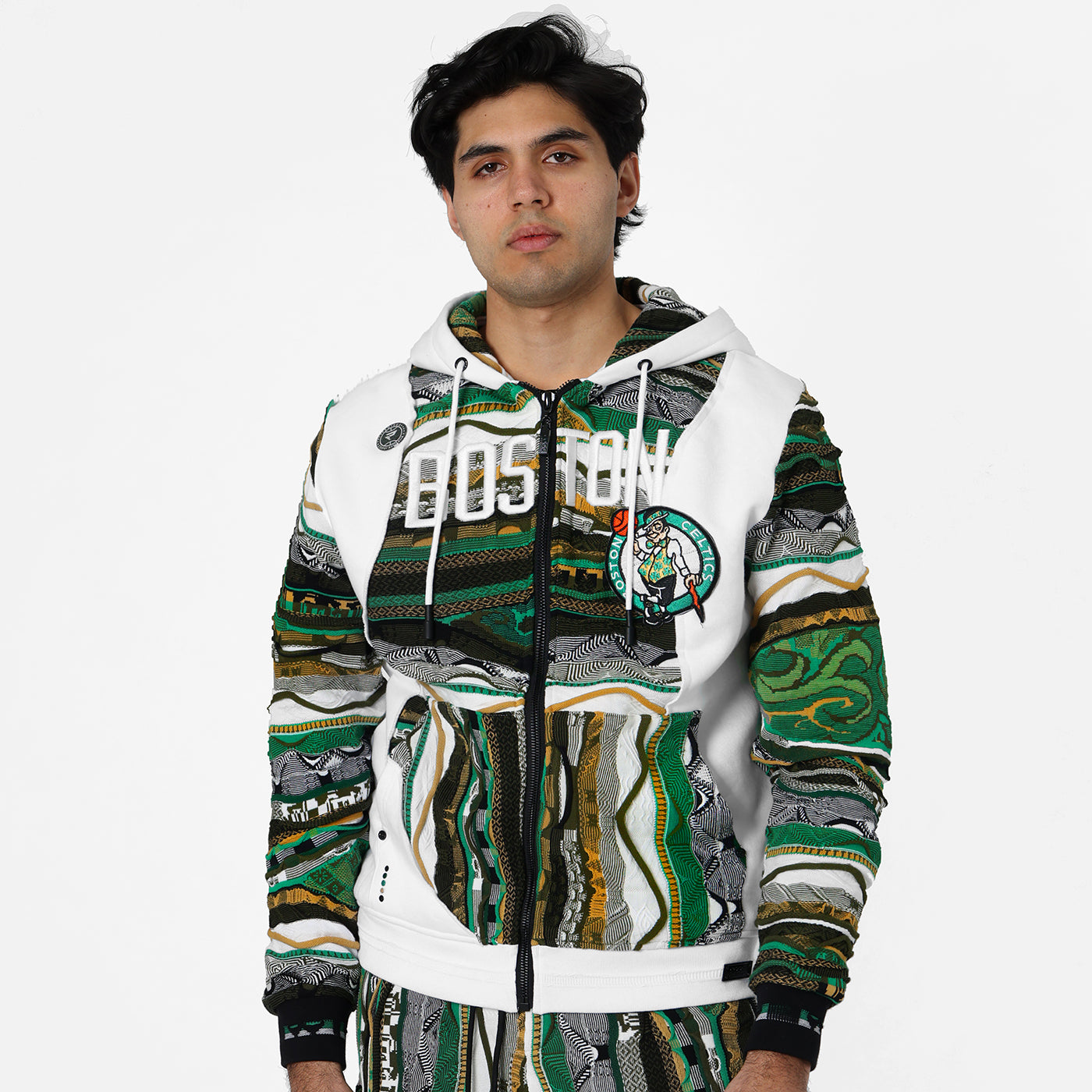 New - COOGI X NBA X Protege - Boston Celtics Full Zip Hoody