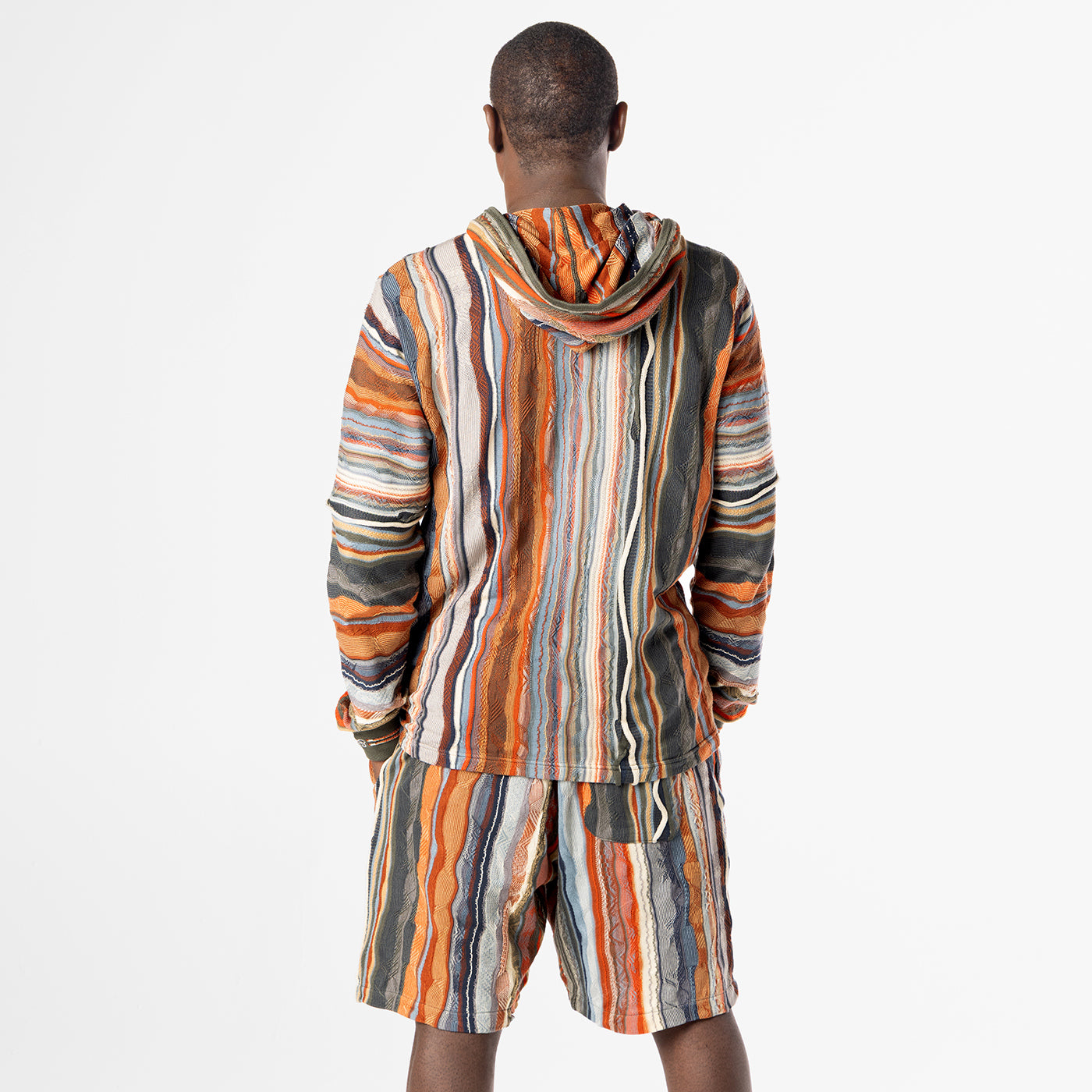 New - COOGI Light Weight Sweater Knit Hoody in Natural