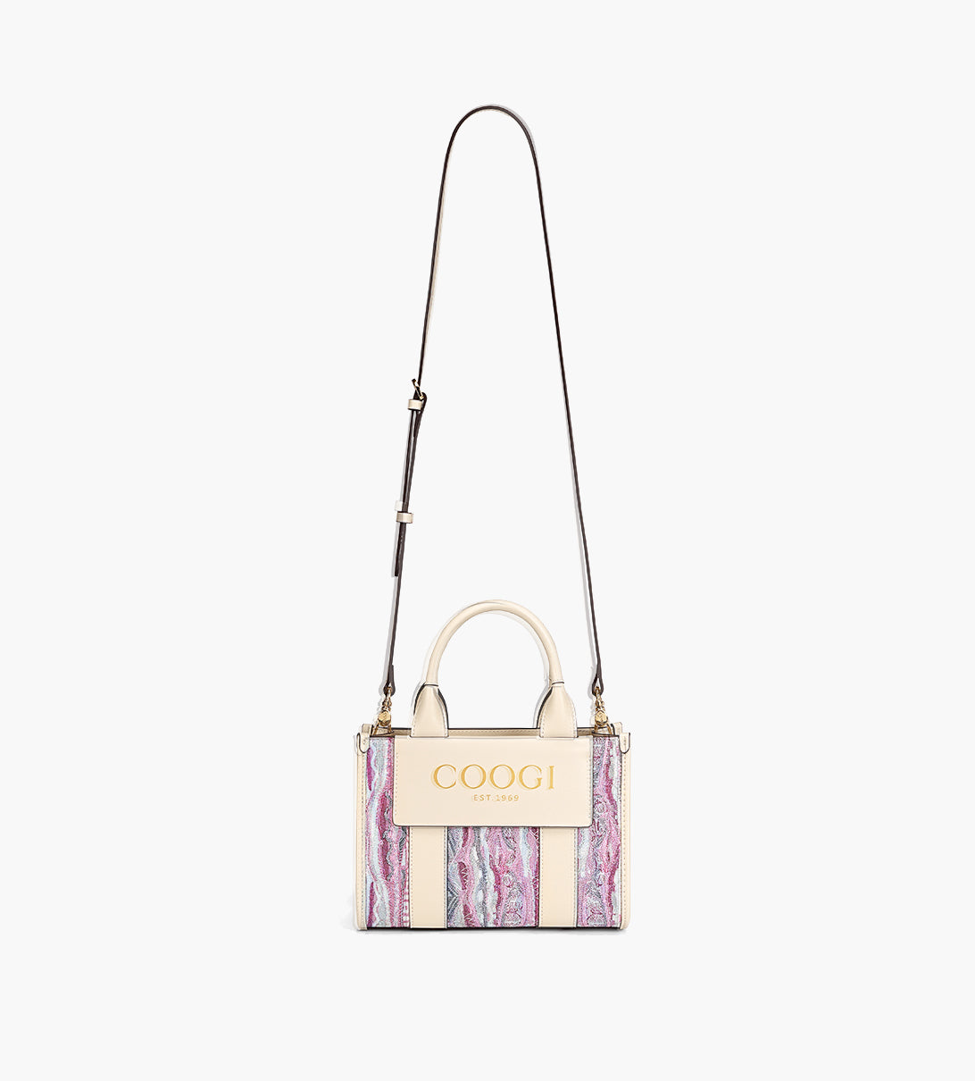 New - COOGI Hamptons Mini Tote Bag - Fuschia