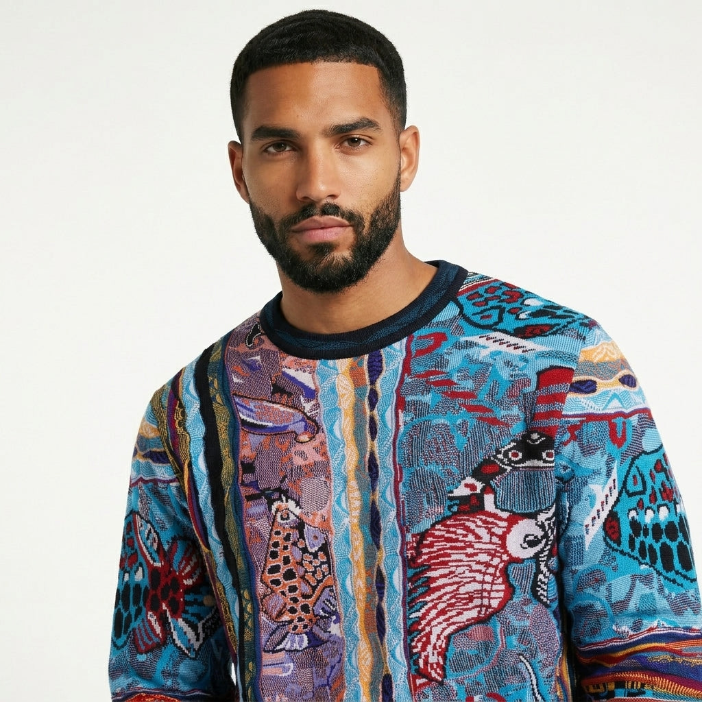 NEW - COOGI Art Collection - Sea Cruise Crewneck