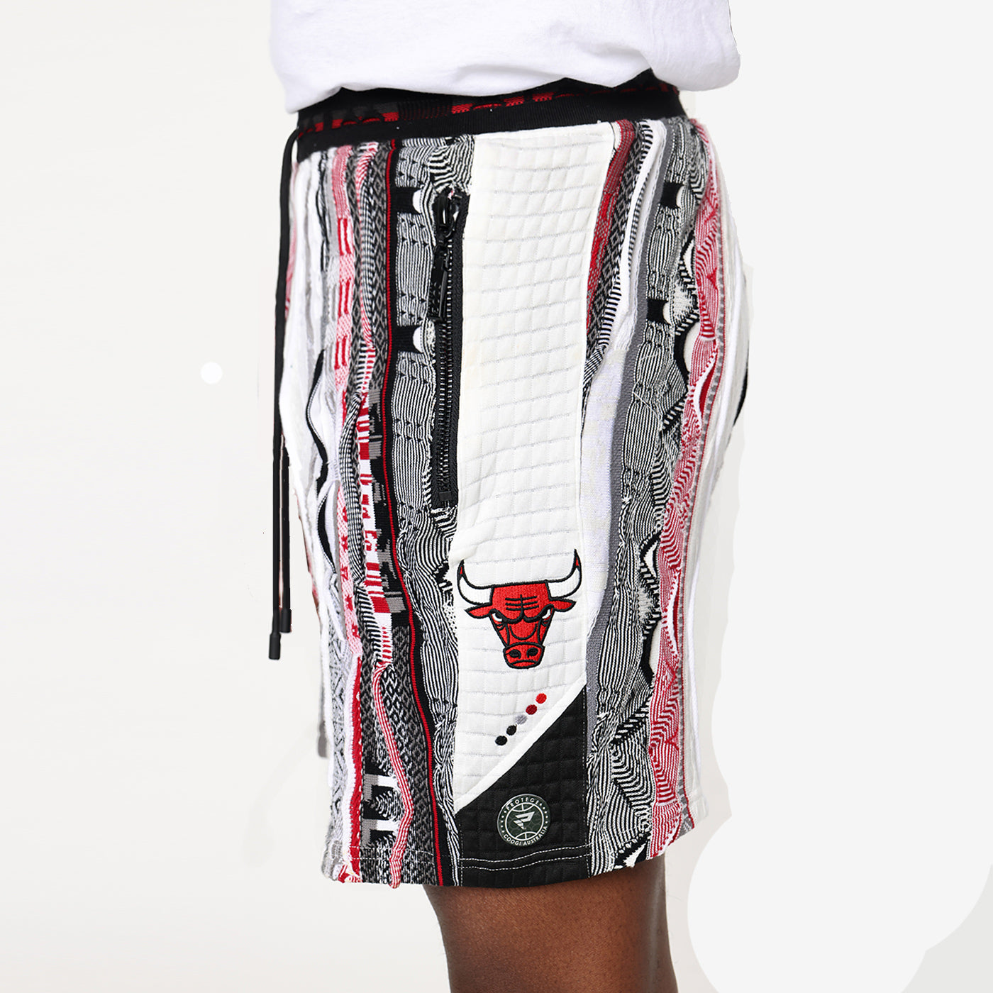 New - COOGI X NBA X Protege - Chicago Bulls Sweater Knit Basketball Shorts