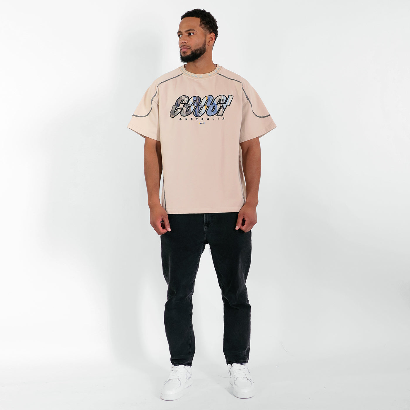 New - COOGI French Terry Tee - Khaki