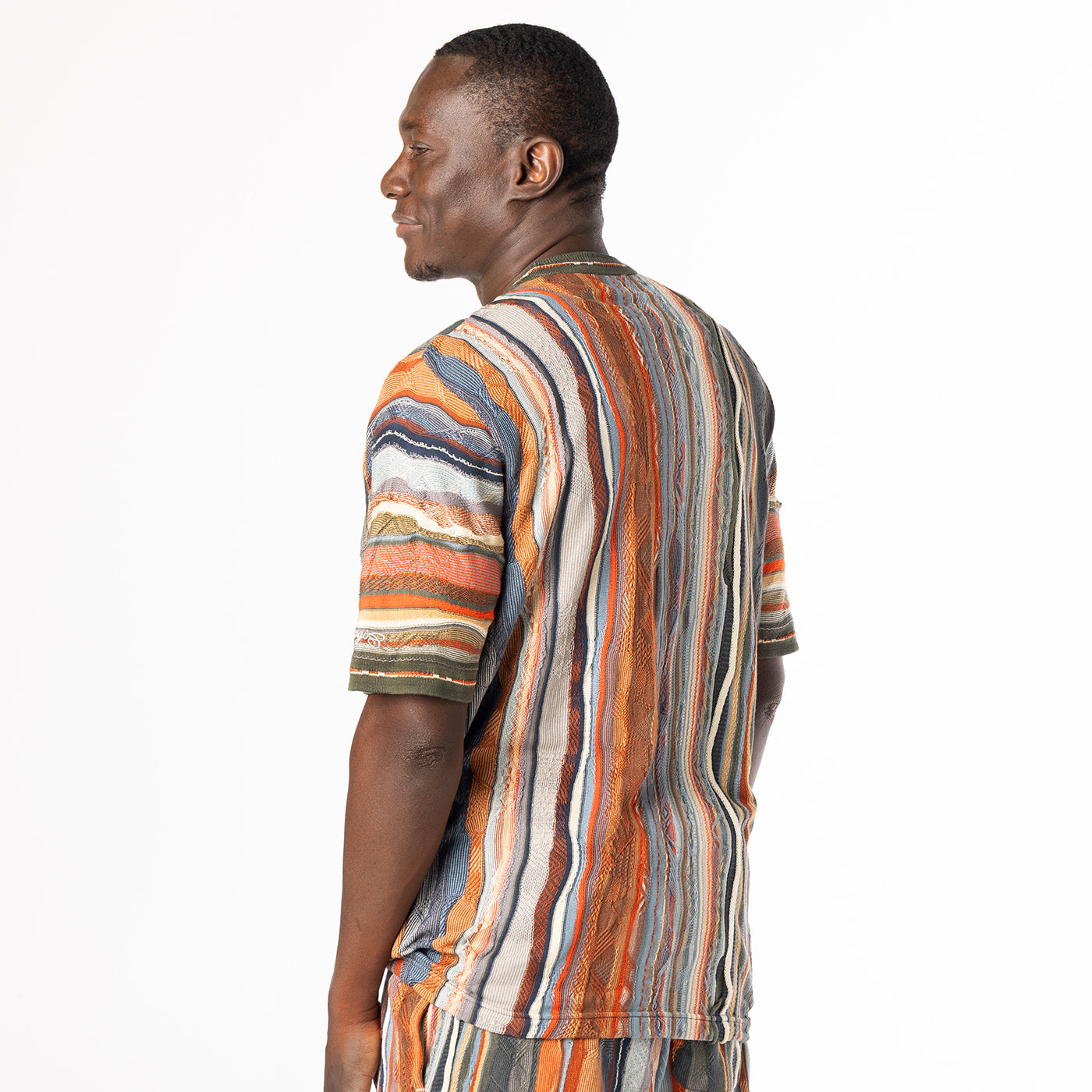 New- COOGI Light Weight Sweater Knit Tee in Natural