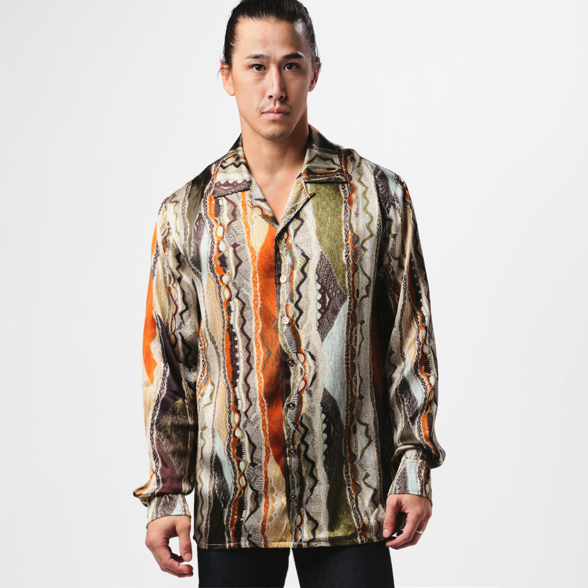 Green Coogi Button Up Shirt Coogi Striped Button Up Shirt 3XL Green Coogi Button Up Shirt Coogi Striped Button Up Shirt 3XL