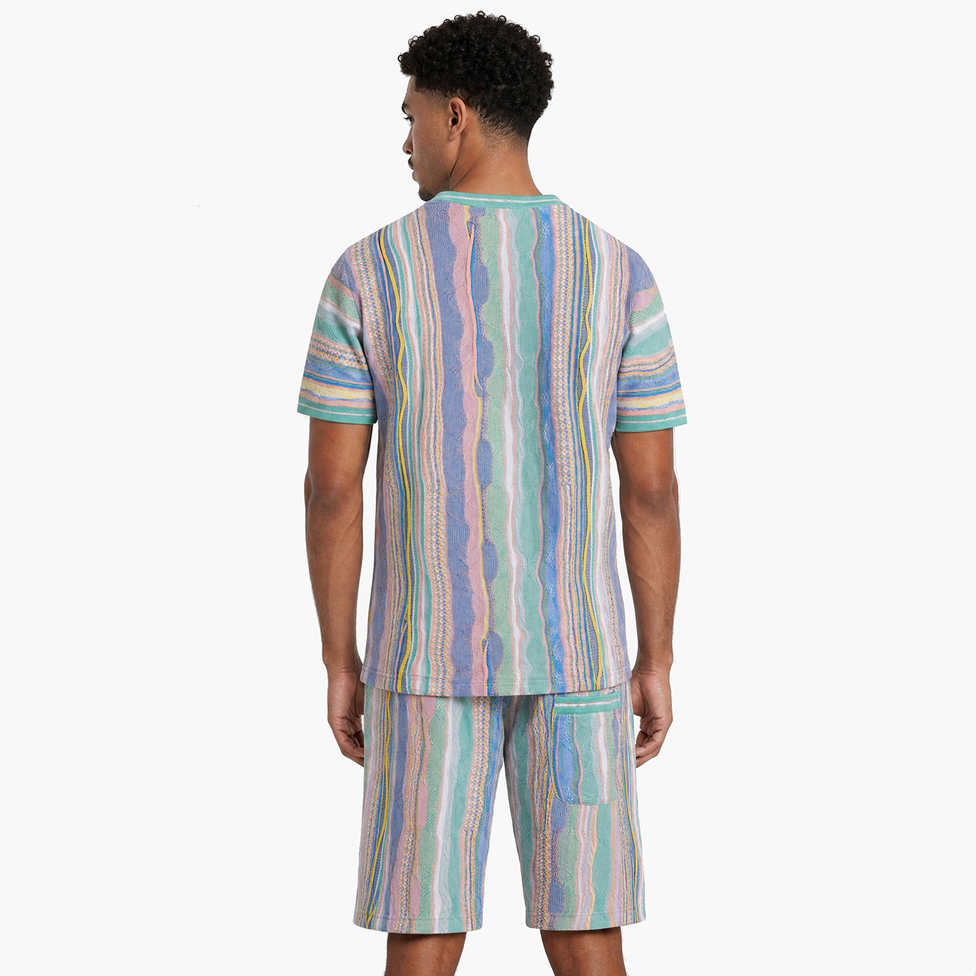 New - COOGI Light Weight Sweater Knit Shorts in Pink and Yellow
