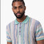 New - COOGI Light Weight Sweater Knit Polo in Pink and Yellow