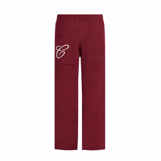 Introducing - COOGI Heavy Weight Fashion Knit Pants- Red