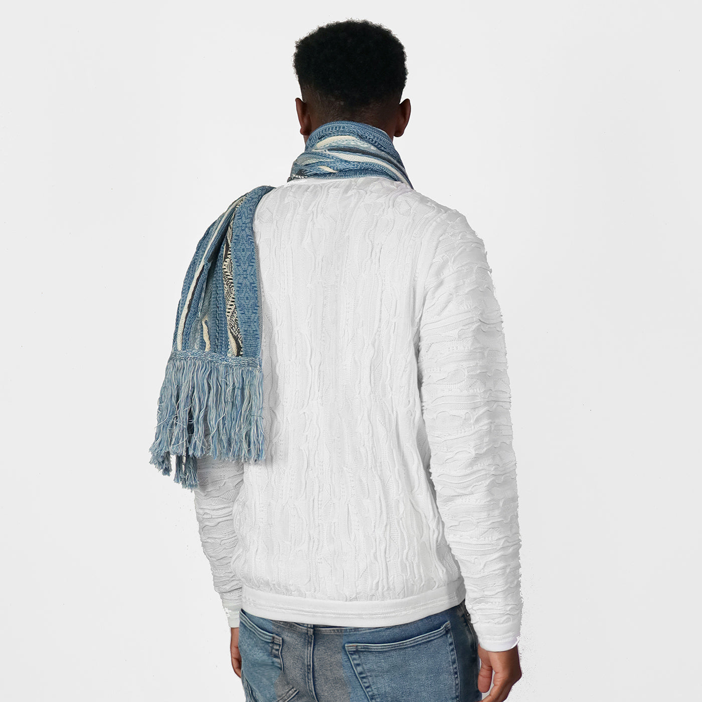 Pacific Blues Sweater Knit Scarf – COOGI