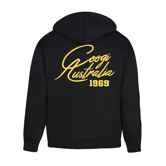 New - COOGI Script Hoody - Oversized - Black: COOGI Crown Reserve HeavyLuxe Fleece
