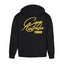 New - COOGI Script Hoody - Oversized - Black: COOGI Crown Reserve HeavyLuxe Fleece