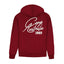 New - COOGI Script Hoody - Oversized - Crimson: COOGI Crown Reserve HeavyLuxe Fleece