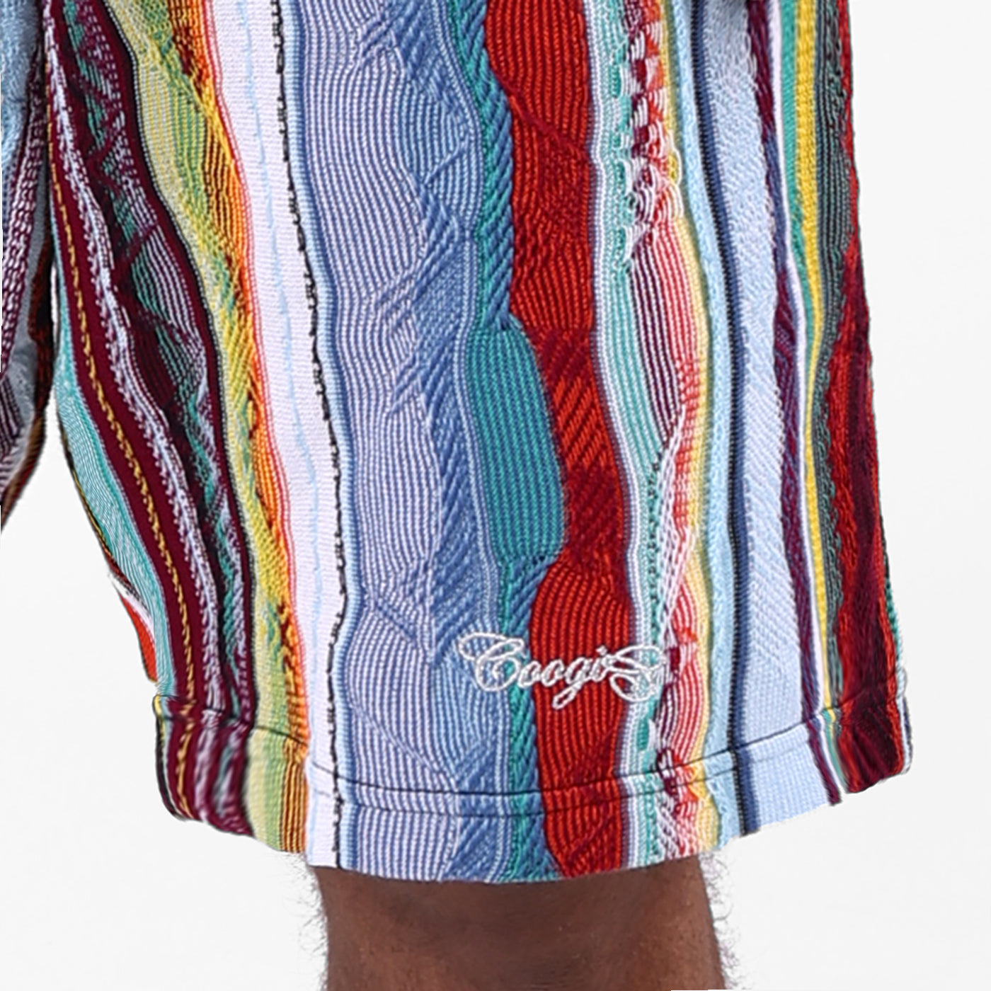 New - COOGI Light Weight Sweater Knit Shorts in Jade Black