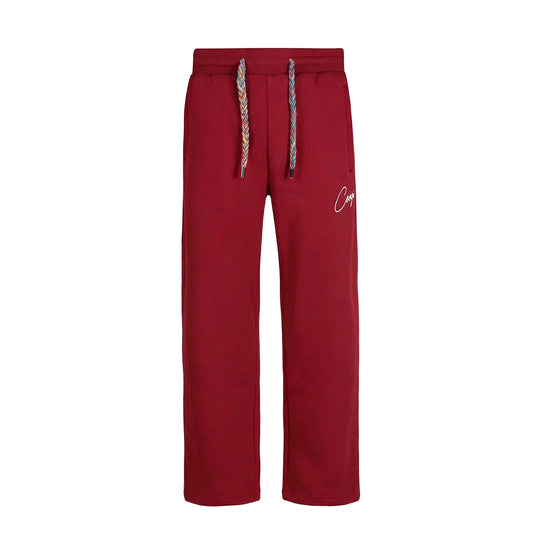 New - COOGI Script Jogger - Oversized - Crimson: COOGI Crown Reserve HeavyLuxe Fleece