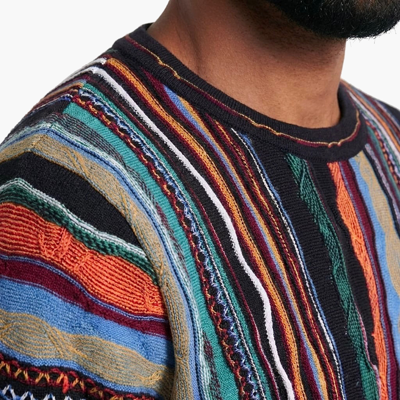 洋楽 KNIT WIT - DA KROW New - COOGI Los Angeles Light Weight Sweater Knit Tee