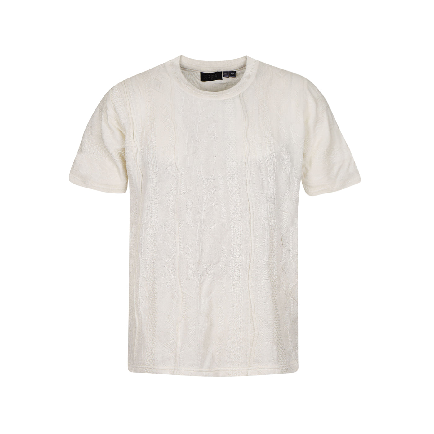 New - COOGI Light Weight Sweater Knit Cloud Dancer Tee
