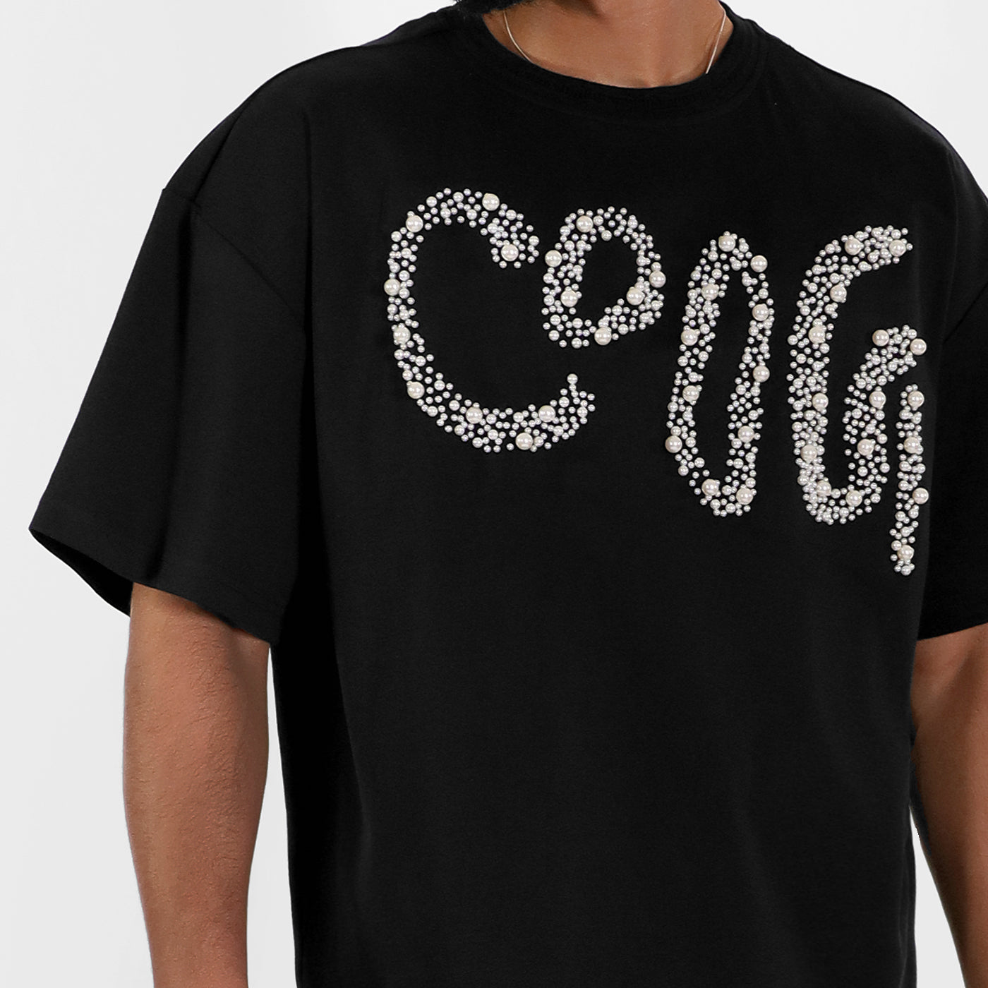 New - COOGI Pearl Logo Tee in Black