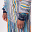 New - COOGI Light Weight Sweater Knit Hoody in Blue and Gray