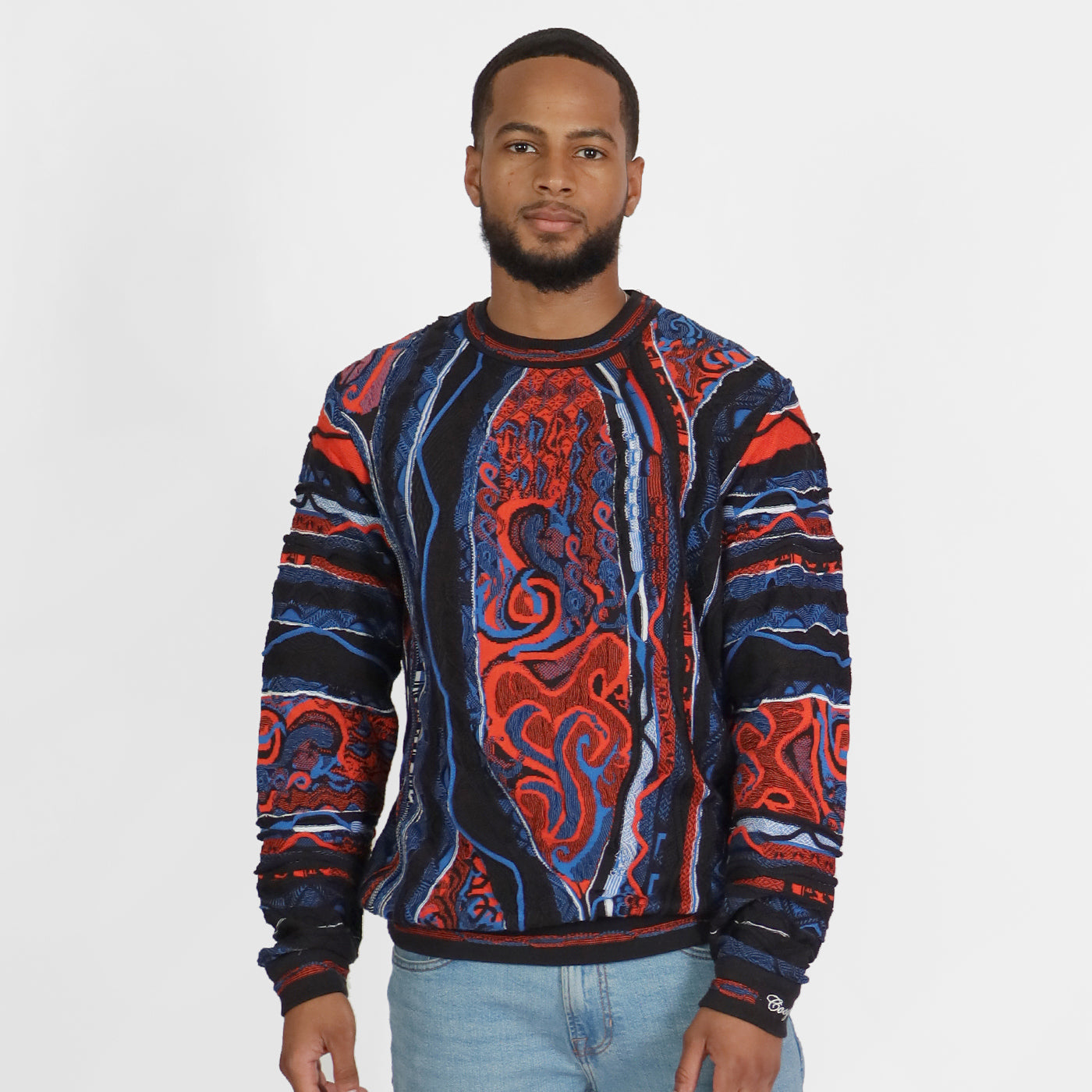 New - COOGI Classic Crew in Orange and Black