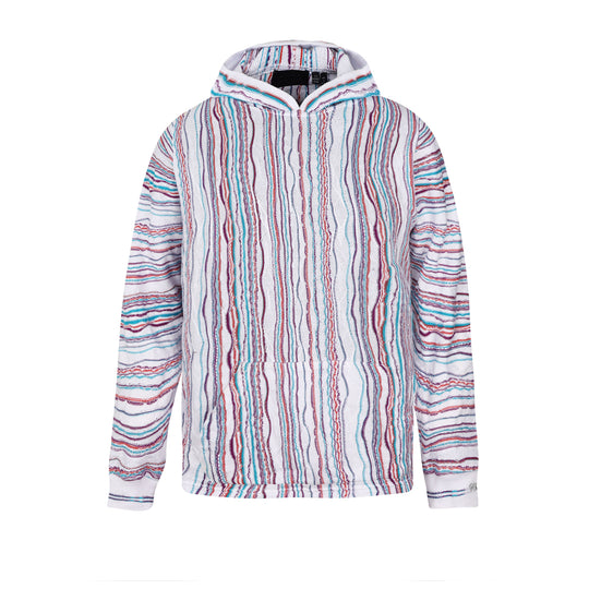 New - COOGI Light Weight Sweater Knit Hoody - White Base
