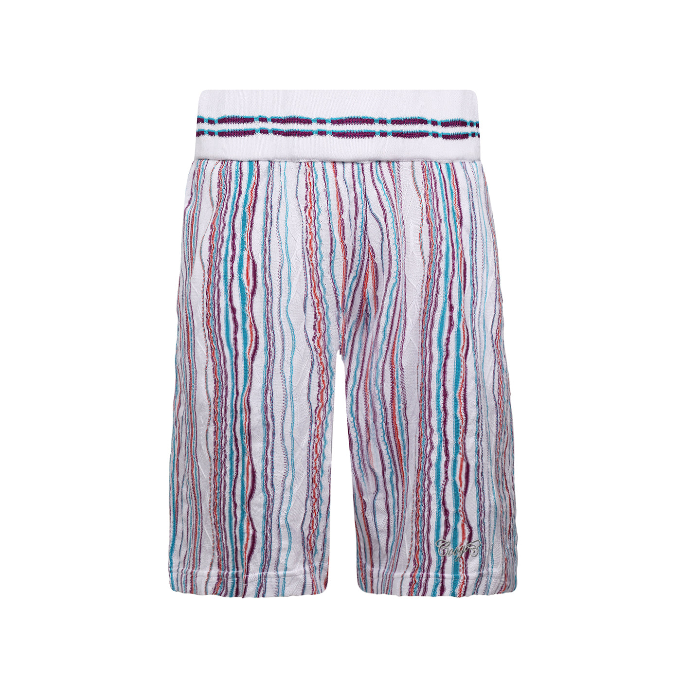 New - COOGI Light Weight Sweater Knit Shorts - White Base