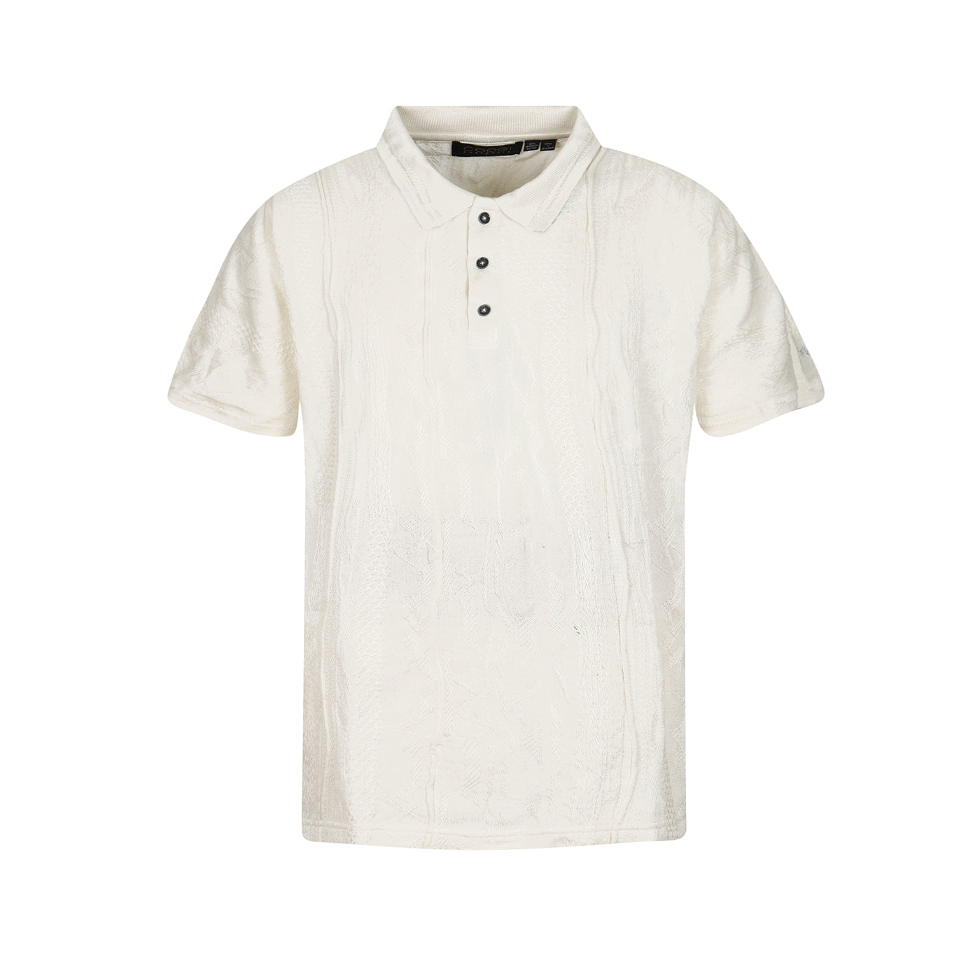 New - COOG Light Weight Sweater Knit Cloud Dancer Polo