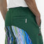 New - COOGI Sweater Pieced Fleece Jogger in Green