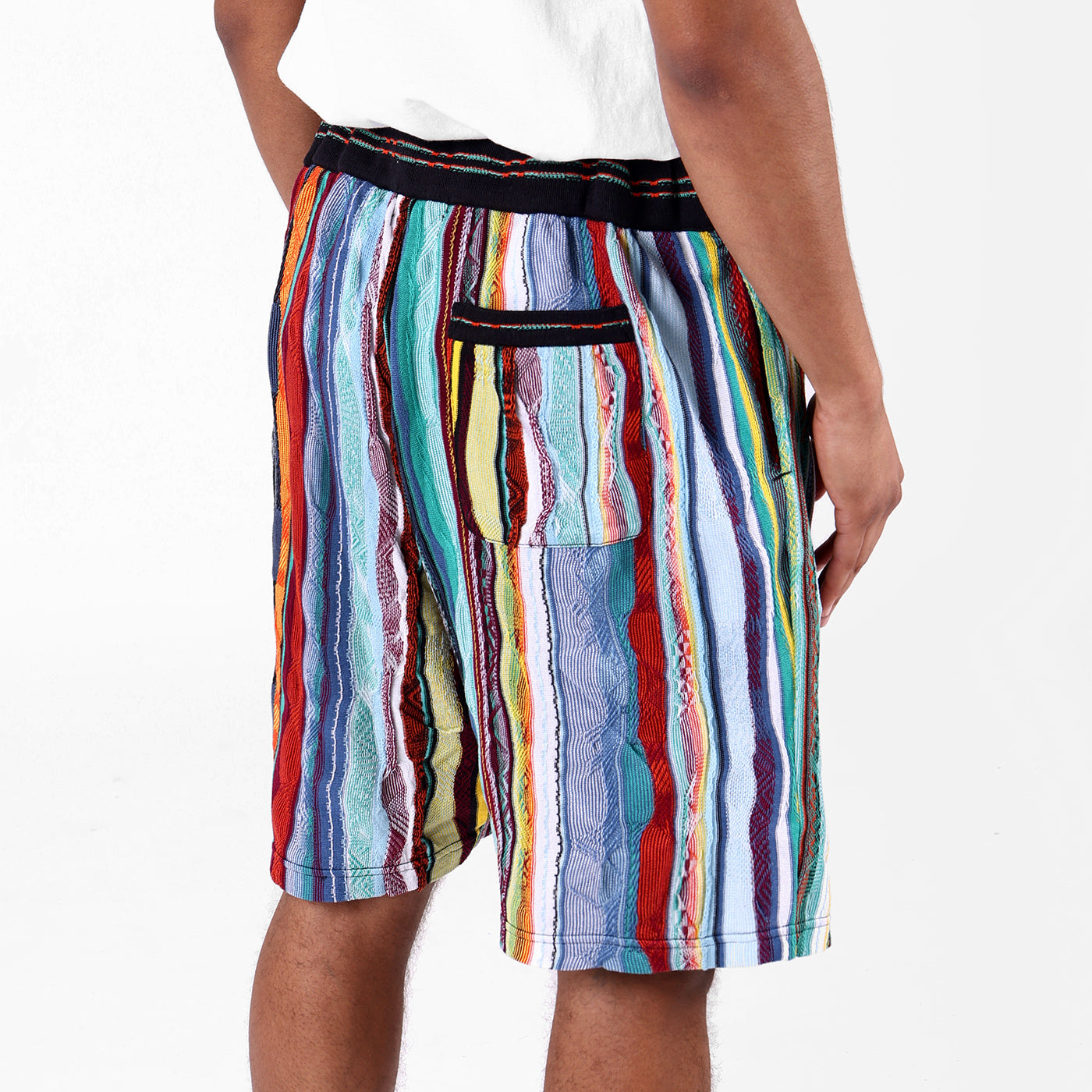 New - COOGI Light Weight Sweater Knit Shorts in Jade Black