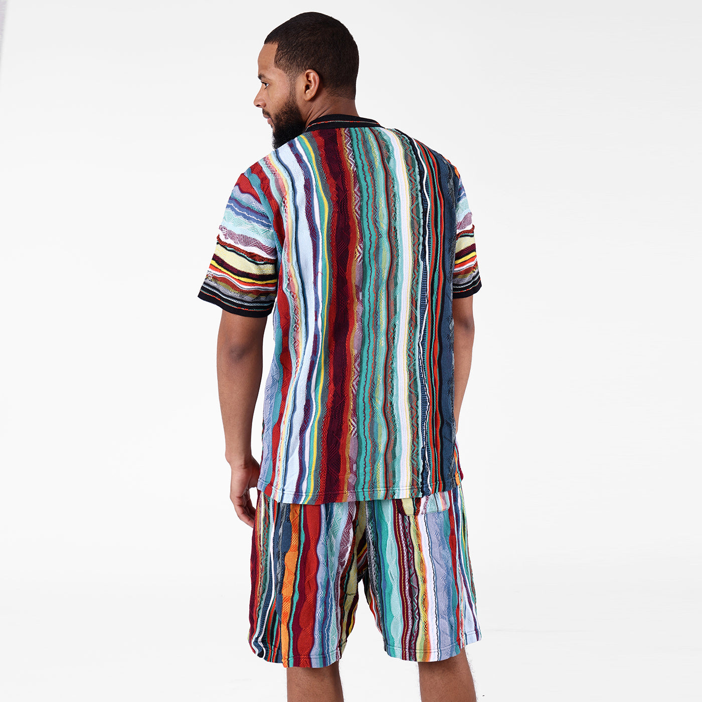 New- COOGI Light Weight  Sweater Knit Tee in Jade Black