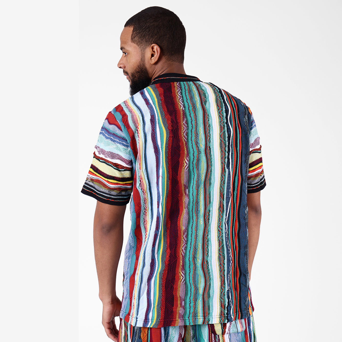 New- COOGI Light Weight  Sweater Knit Tee in Jade Black