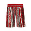 New - COOGI Red-Black Sweater Knit Basketball Shorts